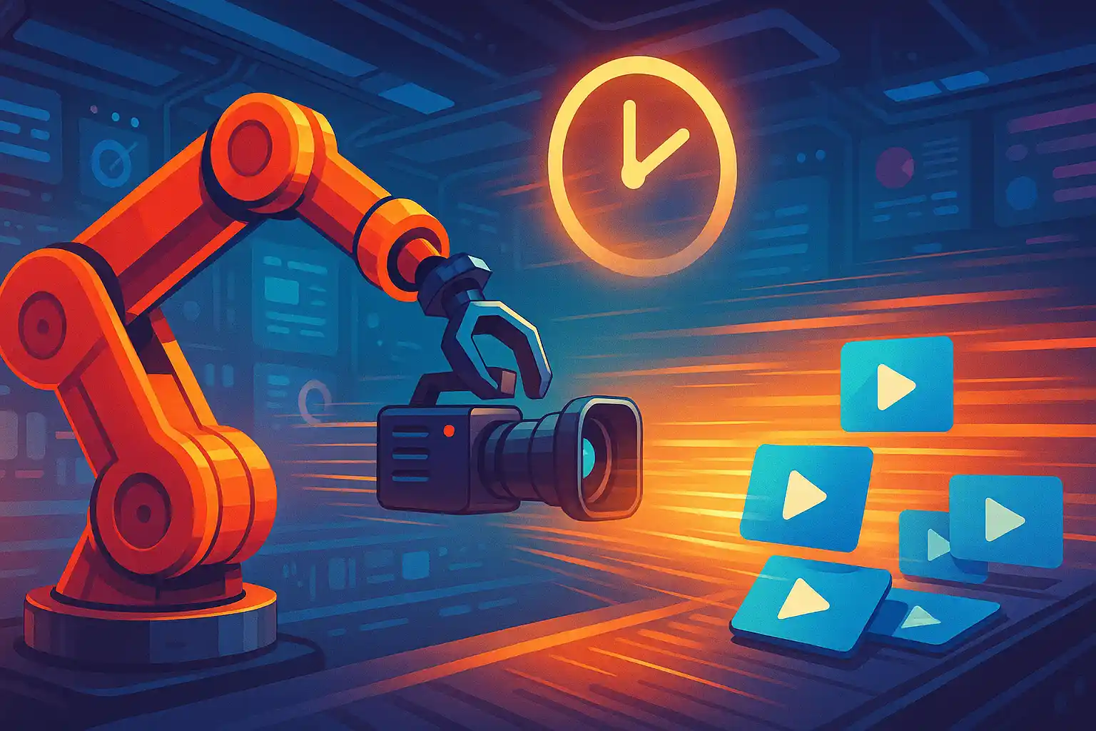 Step-by-step tutorial process for creating videos with AI platforms